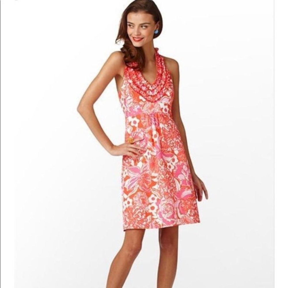 Lilly Pulitzer Tango and Hooper Halter dress